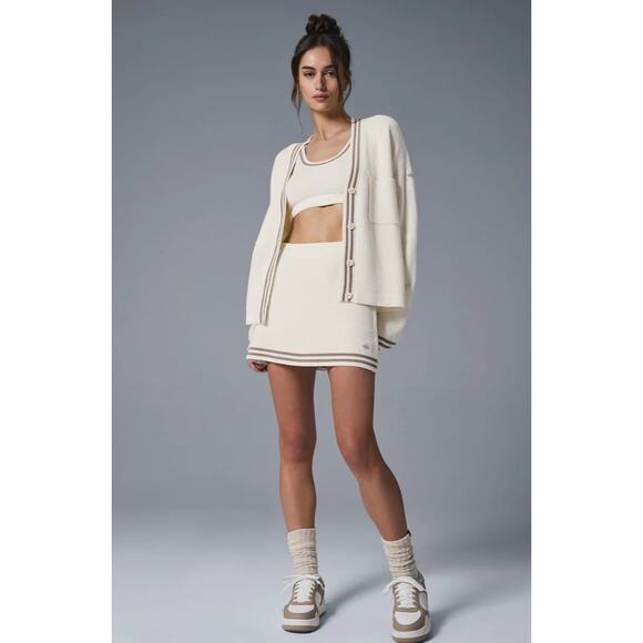 Alo Tennis Club Sweater Knit Cardigan size large - Picture 5 of 5